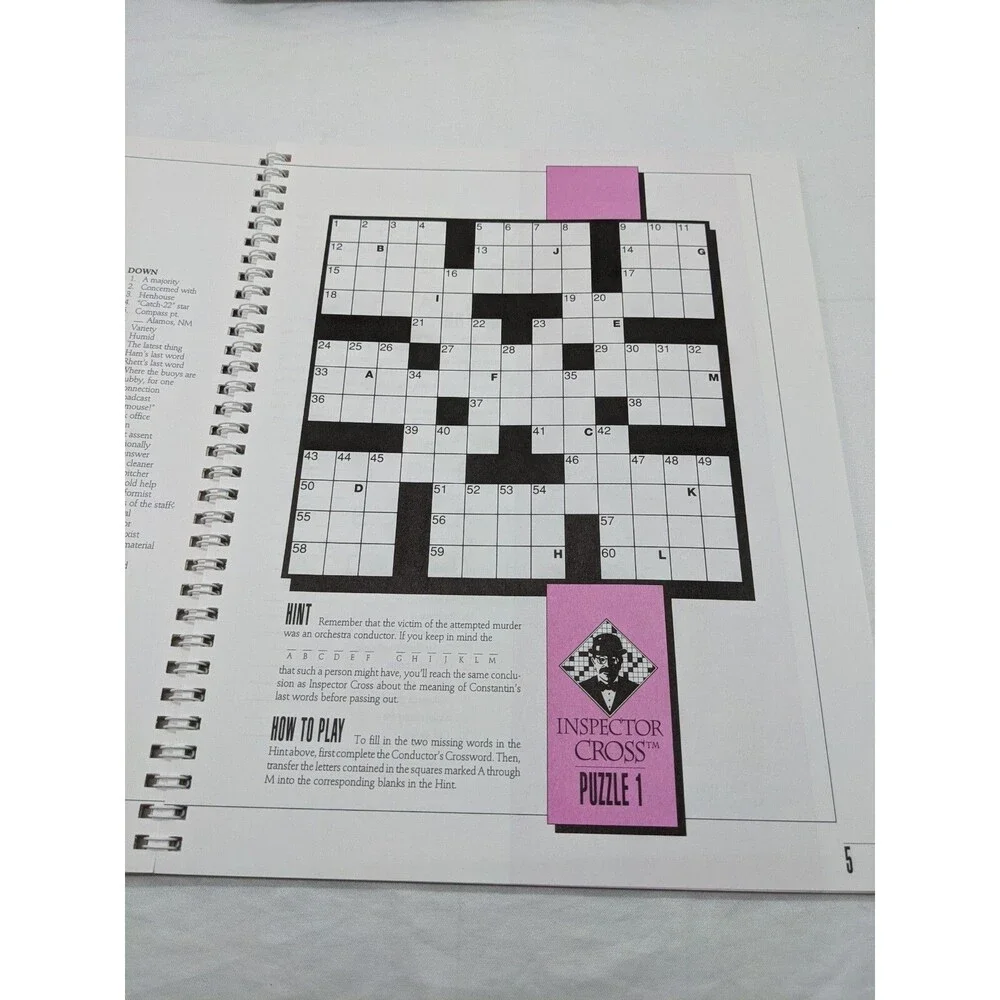 Inspector Cross Crossword Capers And Mystery Word Teasers Volume 2